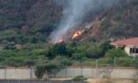 Inicio de la propagación del fuego en Gaira