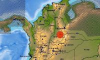 Epicentro del temblor.