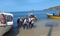 Turista rescatado en Playa Blanca