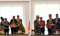 Colombia y España firmaron diez acuerdos de cooperación internacional.