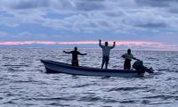 Pescadores rescatados.