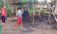 ¡Lamentable! Familia perdió su vivienda en un incendio en San Sebastián, Magdalena