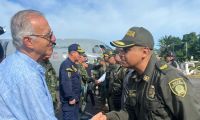 MinDefensa en su visita a Buenaventura.