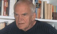 El escritor checo Milan Kundera.