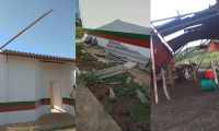 Los estudiantes no tienen donde recibir sus clases por las afectaciones que dejó el fenómeno natural.