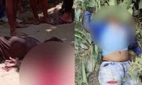 Hombres asesinados en Zona Bananera.