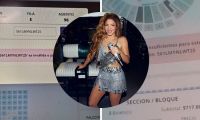 Venta de ticket concierto de Shakira 