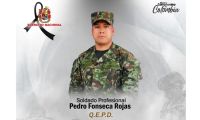 Soldado Pedro Fonseca Rojas.