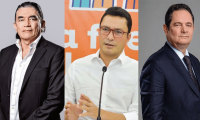 Gustavo Bolívar, Carlos Caicedo y Germán Vargas Lleras