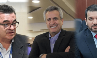 Olmedo López, Luis Fernando Velasco y Julio Elías Chagüi