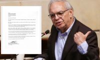 Carta de renuncia de Ricardo Bonilla.