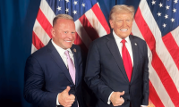 Donald Trump y Daniel Newlin