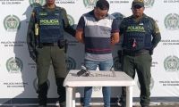 Hombre capturado en Santa Marta.