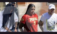 La pareja de 'Castor' y los otros dos familiares cuando fueron capturados el miércoles.