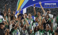 La celebración de Atlético Nacional