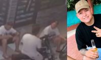 Jhoan Díaz, Yerson Díaz y Oscar Parodi victimas del atentado.