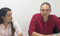 Ginna Sarmiento y Edgardo el 'Nene' Pérez