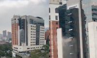 Paciente mató a un médico e incendió el consultorio de una clínica en Medellín
