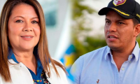 La Fiscal General, Luz Adriana Garzón, y el exsubdirector de la UNGRD Sneyder Pinilla