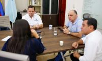 Encuentro entre el Distrito y la delegada nacional.