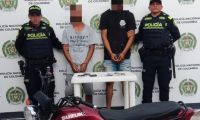 Hombres capturados tras atraco frustrado.