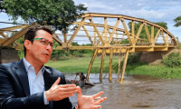 Culpan a la Ungrd por reconstrucción de puente que 'gestionó' Caicedo y nunca llegó