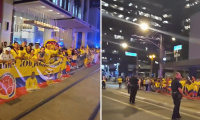 Hinchas cantaron ‘Los caminos de la vida’ para apoyar a la Selección Colombia