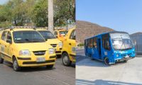 Paro de taxis y buses en Santa Marta