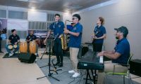 Estudiantes y docentes del Programa Tecnología en Artes Musicales, recibieron con entusiasmo la inauguración del aula.