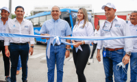 Inauguran terminal de transferencia y patio taller en Mamatoco