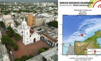 El temblor se localizó en el Mar Caribe
