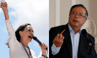 María Corina Machado y Gustavo Petro