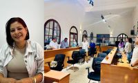 Ángela Cedeño, presidente de la Asamblea.
