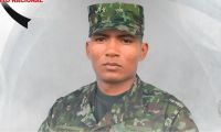 Soldado víctima de una mina antipersona