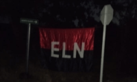 Investigan aparición de bandera del ELN en vías del Atlántico
