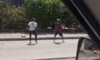 enfrentamiento de habitantes de calle.