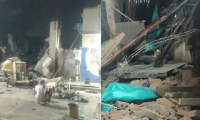 Trabajadores quedaron bajo los escombros tras derrumbe en construcción de Plato