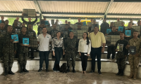Soldados del Biter N° 2 se forman en protección ambiental gracias a Corpamag e Infotep