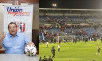 Desmanes en el estadio Sierra Nevada de Santa Marta