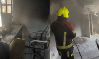 Fuego consume parte de la Notaría de Plato: investigan las causas