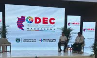 Martínez presidiendo un acto oficial el día de hoy.