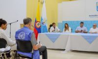 Delegación internacional en Santa Marta.