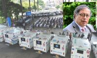 Ambulancias supuestamente entregadas.