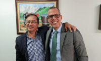 Alfredo Saade y Gustavo Petro
