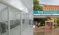 Laboratio bimolecular del Hospital, cuya adecuación sigue sin pagarse.