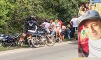 Lugar donde encontraron el cuerpo de Jaison.