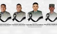 Uniformados fallecidos en la tragedia de la fac