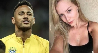 Neymar y modelo Najila Trindade