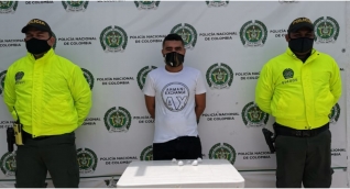 las autoridades capturaron a alias ‘Rodolfito’, así mismo la incautación de 400 dosis de clorhidrato de cocaína.