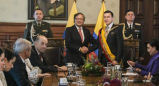 Gustavo Petro y Daniel Noboa.